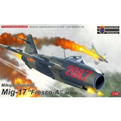 Kovozávody Prostějov Směr MiG-17 Fresco-AAt War 3x camo ex 1:48