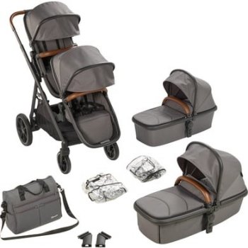 babyGO Duo Grey hnědá rukojeť 2023