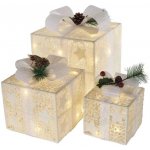 EMOS lED dárky s ozdobou 3 velikosti vnitřní teplá bílá DCFC27 – Hledejceny.cz