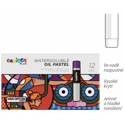 Carioca Plus olejové pastely box 12 ks – Sleviste.cz