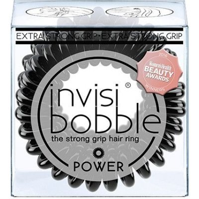 Invisibobble Power True Black vlasové gumičky černé 3ks