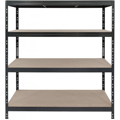 Majster Regál Rivet 180 x 150 x 45 cm 4 police antracit – HobbyKompas.cz