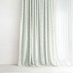 Goldea bavlněný závěs - skandinávské lístky 140x150 cm – Hledejceny.cz