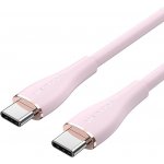 Vention TAWPF USB-C 2.0 Silicone Durable 5A, 1m, světle růžový – Zbozi.Blesk.cz