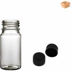 Tera Plastová lahvička čirá s černým uzávěrem 35 ml 700 ks – Zboží Dáma