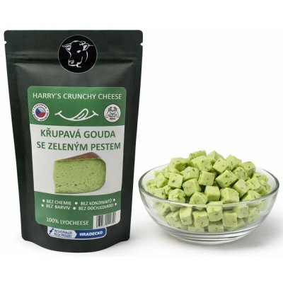 Křupavý sýr Gouda se Zeleným pestem 50 g – Zboží Dáma