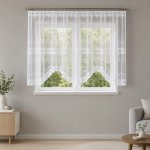 Dekorační oblouková krátká záclona na žabky BASTIA 320x140 cm MyBestHome – Hledejceny.cz