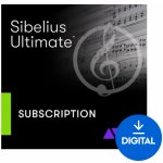 AVID Sibelius Ultimate 1Y Subscription NEW (Digitální produkt) – Zboží Živě
