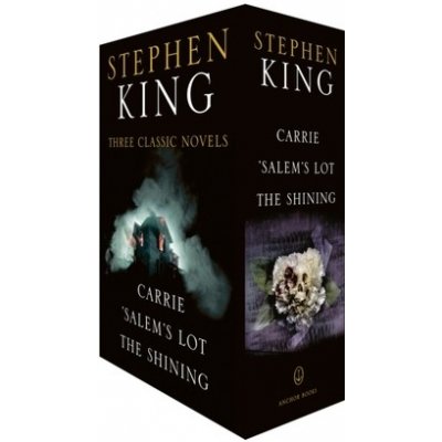 Stephen King Three Classic Novels Box Set: Carrie, Salems Lot, The Shining