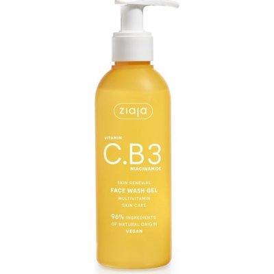 Ziaja Pleťový čistící gel Vitamin C.B3 Niacinamide 190 ml – Zboží Dáma