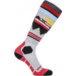 Meatfly zimní ponožky podkolenky Leeway snb socks 2022 Dark Red