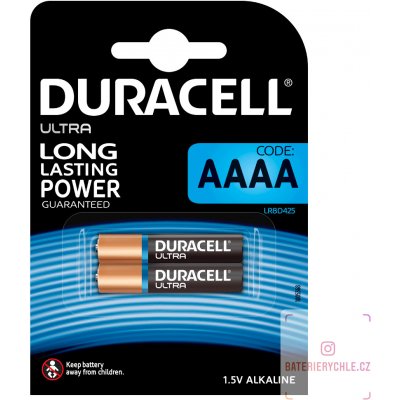 baterie duracell ultra aaaa 2ks – Heureka.cz