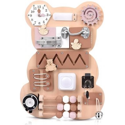 iMex Toys Smart Bear senzorická manipulační tabule – Zboží Mobilmania