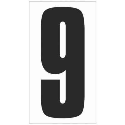 Číslo na plastu - 9 plast 3 mm 80x165 mm – Zboží Dáma Číslo na plastu - 9 plast 3 mm 80x165 mm – Zboží Dáma