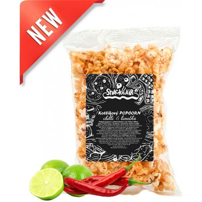 SnackAir Kotlíkový popcorn chilli a limetka 2 l – Zbozi.Blesk.cz