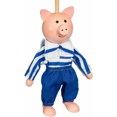 Mašek loutka bez nití Prasátko 20 cm – Zboží Dáma