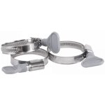 Stahovací páska nerezová s motýlkem(šedý) 40-60mm – Sleviste.cz