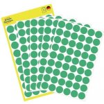 Avery Zweckform 3143 etikety 12mm 5 ks zelené – Zboží Dáma
