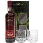 Ron Centenario Fundacion 20y 40% 0,7 l (dárkové balení 2 sklenice) – Sleviste.cz