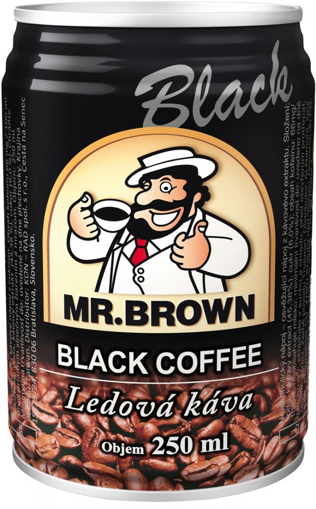 Mr.Brown Ledová Black Coffee Káva 0 25 l od 34 Kč - Heureka.cz