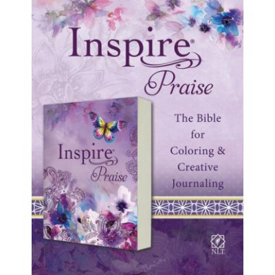 Inspire Praise Bible NLT Softcover: The Bible for Coloring & Creative Journaling