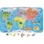 JANOD Magnetická Mapa světa v angličtině – Zbozi.Blesk.cz