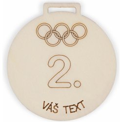 Medaile táborová olympiáda 70mm Umístění 2.