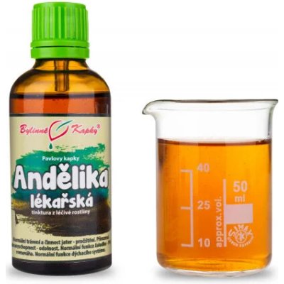 Pavlovy bylinné kapky Andělika lékařská tinktura 50 ml – Hledejceny.cz