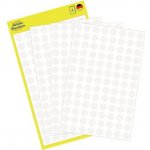 Avery Zweckform Etikety na různá značení 96 ks bílé ⌀ 8 mm kulaté 3175 – Zboží Dáma