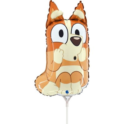 Grabo Mini Bluey Bingo oranžový 14" 35 cm fóliový balónek nafukovací – Zboží Dáma