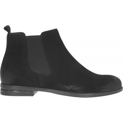 Wojas dámské velurové kotníkové boty typu chelsea černé