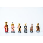 Šachové figurky Kočky a Psi – Zboží Dáma