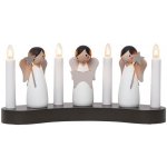 Eglo 411002 Vánoční svícen ANGEL CHOIR 4xE10 3W 230V EG411002 – Hledejceny.cz