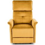 Halmar Semir s funkcí elektrického rozkládání / zásuvka USB hořčicová – Zboží Mobilmania