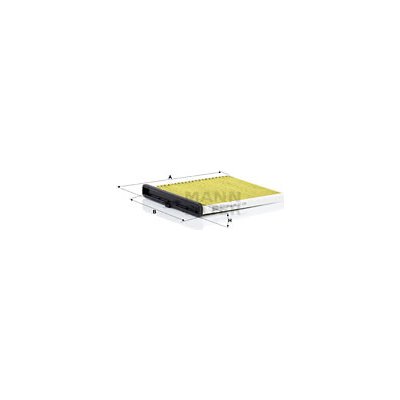 MANN-FILTER Filtr, vzduch v interiéru FP24009 – Hledejceny.cz
