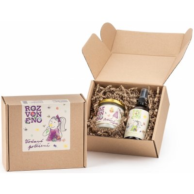Rozvoněno Dárkový balíček Voňavé potěšení - obsahuje svíčku a osvěžovač | Zboží Auto