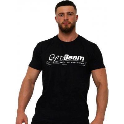 GymBeam pánské tričko Willpower T-shirt Black – Sleviste.cz