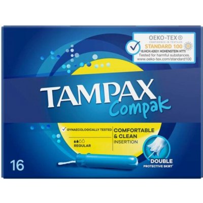 Tampax Compak tampony 16 ks – Hledejceny.cz