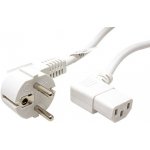 goobay Kabel síťový, CEE 7/7(M) - IEC320 C13, 90°, 5m, bílý (93120) - 19.92.0051 – Zboží Živě