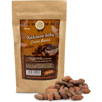 Čokoládovna Troubelice Kakaové boby pražené, neloupané 1 kg