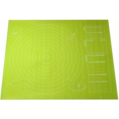 Kitchen&Home AG282B Silikonová podložka na těsto 60x45cm, zelená – HobbyKompas.cz