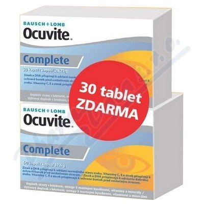 Bausch+lomb Ocuvite Complete 60+30 kapsúl – Hledejceny.cz