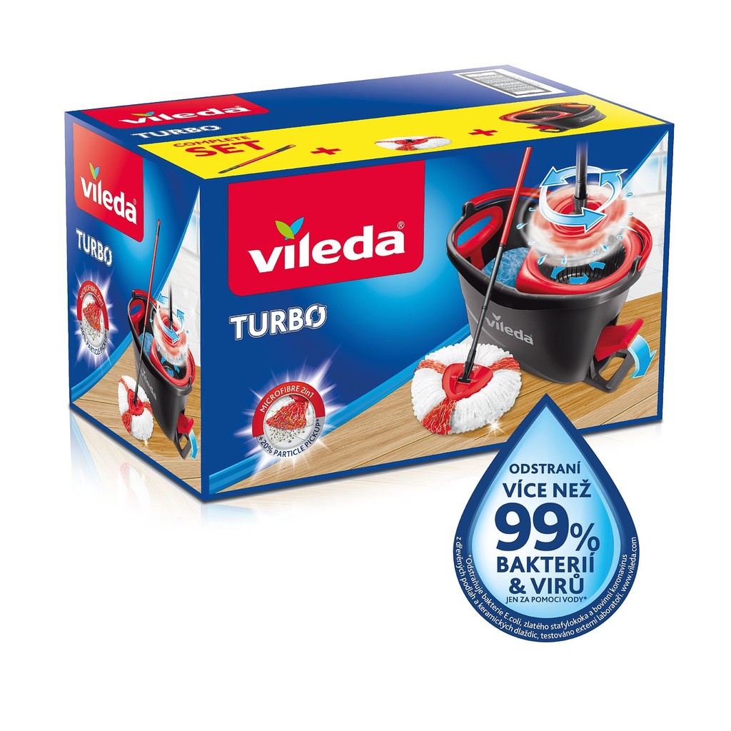 Vileda 151153 Easy Wring & Clean Turbo mop + kbelík od 633 Kč - Heureka.cz