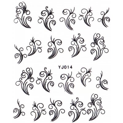 Samolepky na nehty černé 014 – Hledejceny.cz