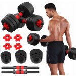 4FIZJO Bitumenové činky nastavitelné 2 x 15 kg – Zboží Dáma