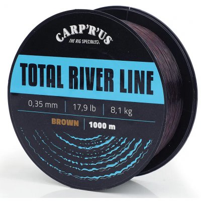 Carp R Us Total River line brown 1000 m 0,350 mm 8,1 kg – Sleviste.cz