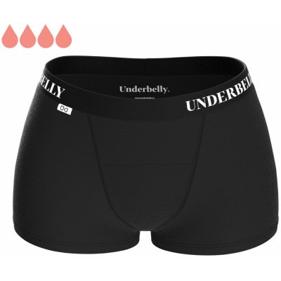 Underbelly menstruační kalhotky BOYFRIEND černé z mikromodalu Pro velmi silnou menstruaci