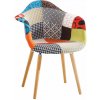 Jídelní židle Kondela Kadir New Typ 1 patchwork / buk