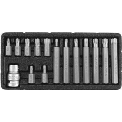 Yato Sada bitů 15 ks TORX s otvorem box YT-0417