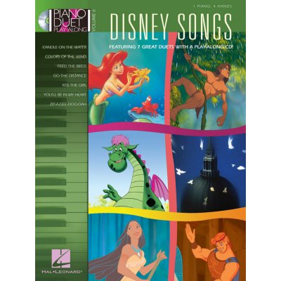 PIANO DUET PLAY-ALONG 6 DISNEY SONGS + CD – Zbozi.Blesk.cz